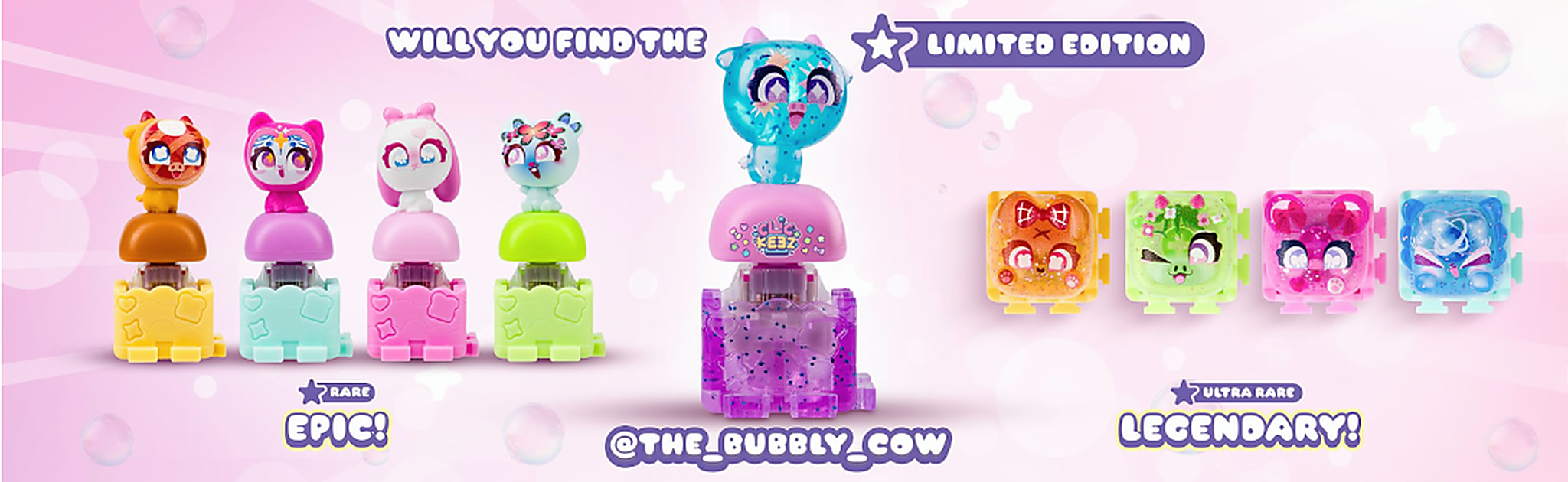 Clickeez Rarity Tiers and Chase Showcase
